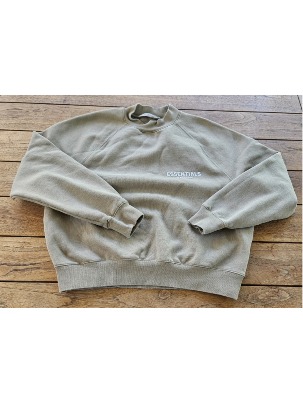 Fear of God Essentials Crewneck Sweatshirt - Taupe/Oak XXS